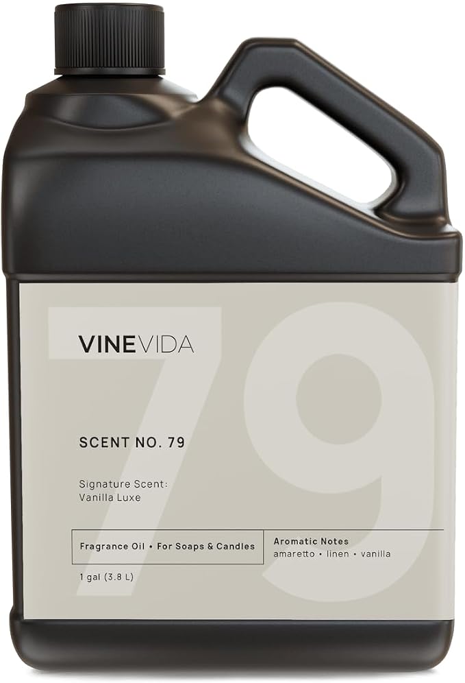 VINEVIDA [128oz] Vanilla Luxe Fragrance Oil for Candle & Soap Making - Natural Candle Scents Made in USA