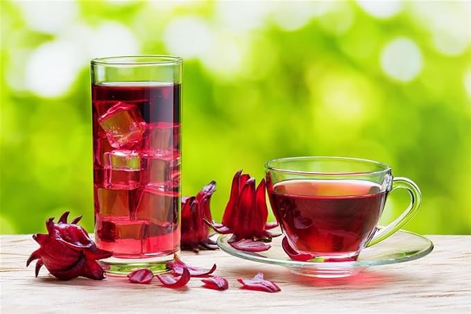 Worldwide Botanicals Organic Hibiscus Tea – 8 oz, Loose Leaf, Cut and Sifted – 100% Egyptian Hibiscus sabdariffa AKA Karkade, Roselle, Sorrel, Zobo, Flor de Jamaica