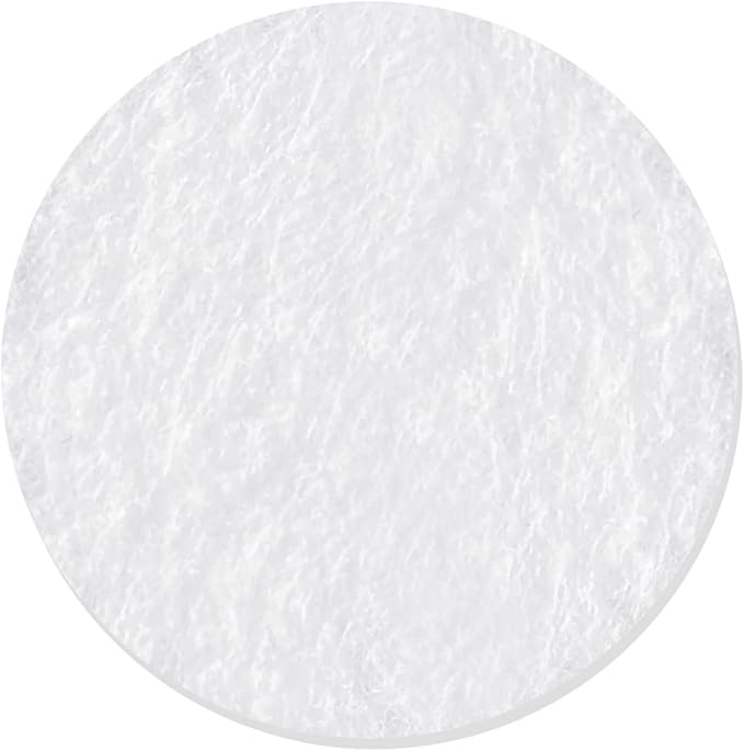 Julie Wang 100PCS 17mm Round Aromatherapy Refill Pads Humidifier Scent Diffuser Replacement Pads for Essential Oil Locket Necklace Diffuser Felt Pads White