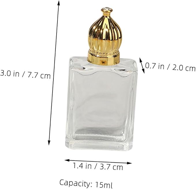 MAGICLULU 3pcs 15ml Glass Roller Bottles Set with Metal Roller Balls Refillable Essential Oil Bottles for Travel and Fragrance Portable Aromatherapy Kit in Gold Silver and Black