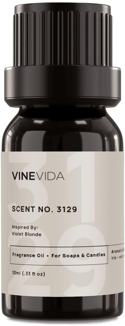 VINEVIDA Scent NO. 3129 Fragrance Oil - 10mL - Inspired by: Violet Blonde Fragrance Oil for Candle Making - Made in USA Candle Scents Scents for Soap Making