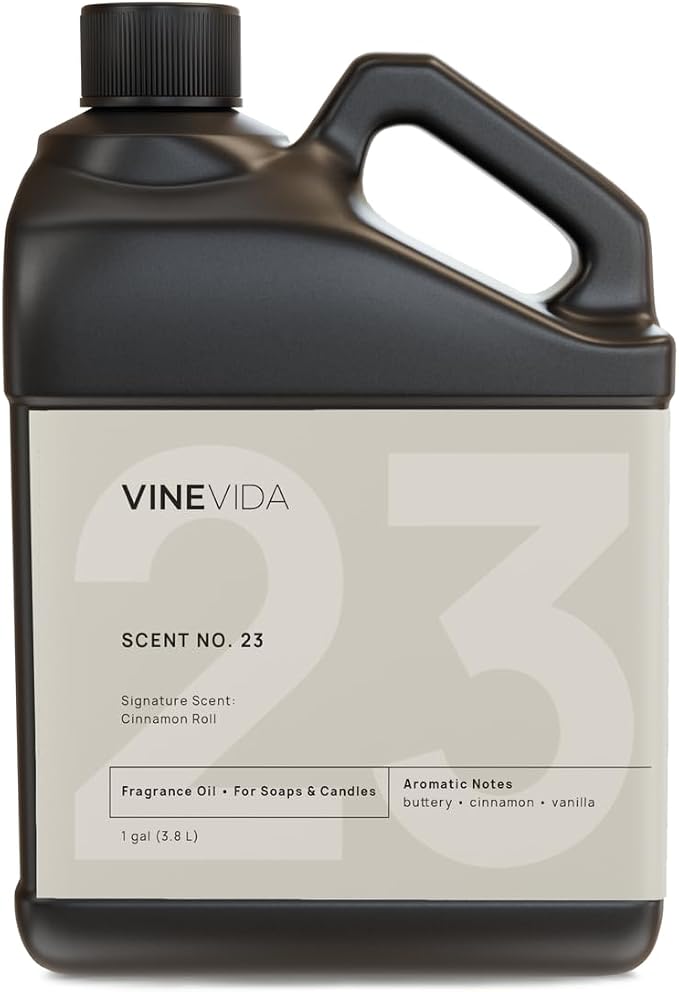 VINEVIDA Cinnamon Roll Scent - Fall Fragrance Oil for Candle Making - Essential Oil for Home