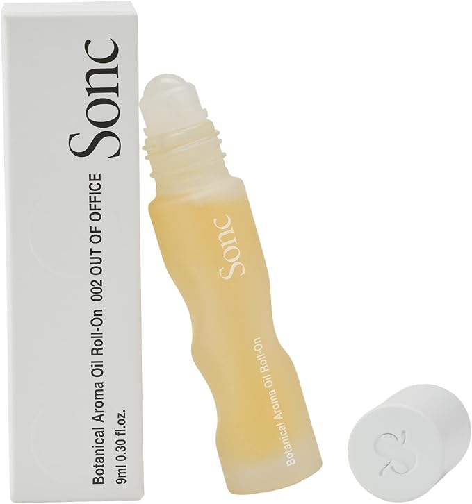 Sonc Botanical Aroma Oil Roll‑On 002 Out of Office | Portable Soothing Aromatherapy & K‑Beauty Wellness Ritual | Natural Roll‑On Blend for Stress Relief & Daily Calm