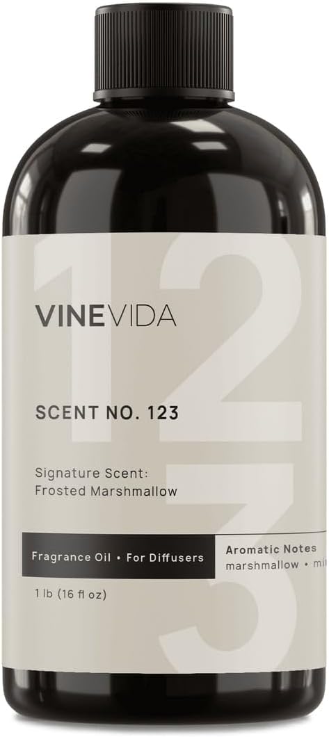 VINEVIDA [16 Oz] Inspired by: Frosted Marshmallow; Diffuser Oil Refill | Premium Scent Diffuser Oil for Home | Non-Toxic Fragrance