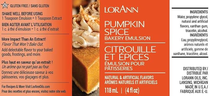 Lorann Oils Variety Bakery Emulsion: Multiple Flavors, Perfect for Enhancing Baking Variety in Cakes, Cookies & Desserts, Gluten-Free, Keto-Friendly, Baking Essential for Your Kitchen, 4oz per Bottle