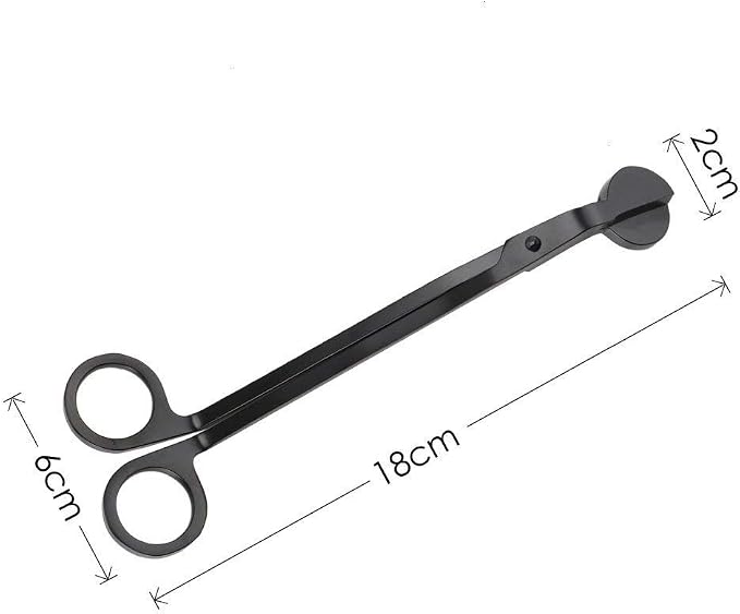 Sinen Candle Wick Trimmer ，Wick Clipper Cutter Scissor (Matte Black)