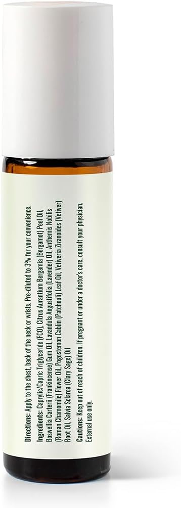 Plant Therapy KidSafe Happy Place Essential Oil Blend 10 mL (1/3 oz) Pre-Diluted Roll-On, Calming Aromatherapy for Stress, Relaxation & Emotional Balance