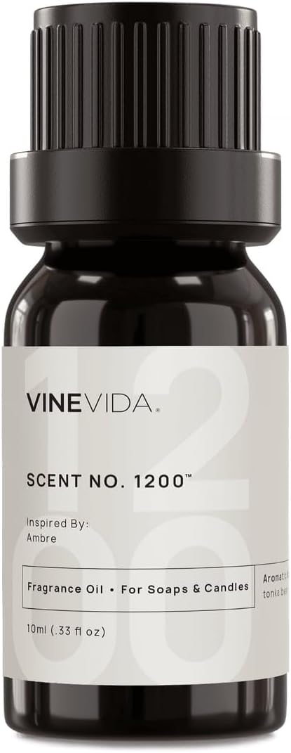 VINEVIDA [0.33oz] Scent No.1200 Fragrance Oil for Candle Making and Soap Making - Premium Candle Scents for Soy Candles