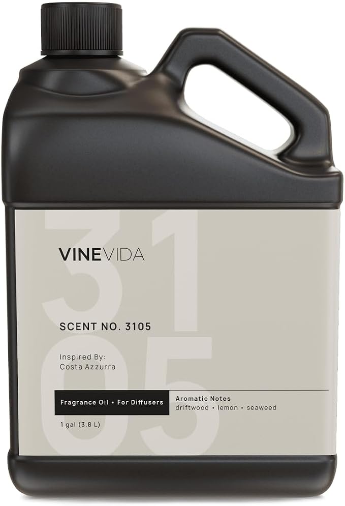 VINEVIDA [128 Oz] Inspired by: Costa Azzurra; Diffuser Oil Refill | Premium Scent Diffuser Oil for Home | Non-Toxic Fragrance