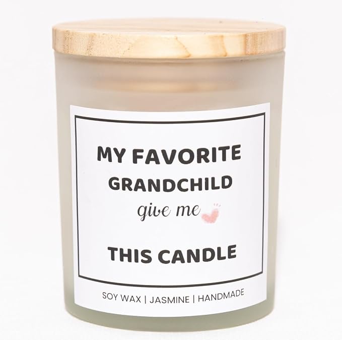 Gifts for Grandma Grandpa from Granddaughter or Grandson，Gifts for Grandma, Best grandmather Gift, Mother Day Gift, Birthday Present, Jasmine Candles