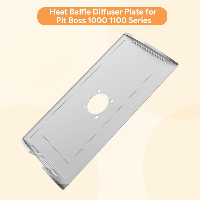 BQMAX Heat Baffle Diffuser Plate for Pit Boss 1000 1100 Series Pellet Smoker Grills, Heat Plate for Pit Boss Austin XL Series, Pit Boss 1000 1100 Series Diffuser Heat Shield Replacement Parts