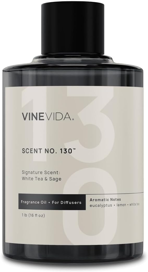 VINEVIDA [16 Oz] Inspired by: White Tea & Sage; Diffuser Oil Refill | Premium Scent Diffuser Oil for Home | Non-Toxic Fragrance