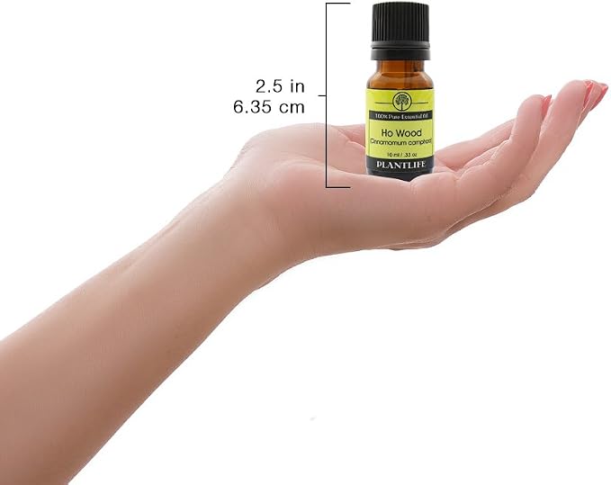 Plantlife Ho Wood Aromatherapy Essential Oil - Straight from The Plant 100% Pure Therapeutic Grade - No Additives or Fillers - 10 ml