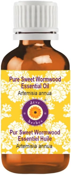 dève herbes Sweet Wormwood Essential Oil (Artemisia annua) Pure | Non-Sticky | Non-Greasy | Lightweight | Men & Women | All Skin Types | Steam Distilled 30ml (1 oz)