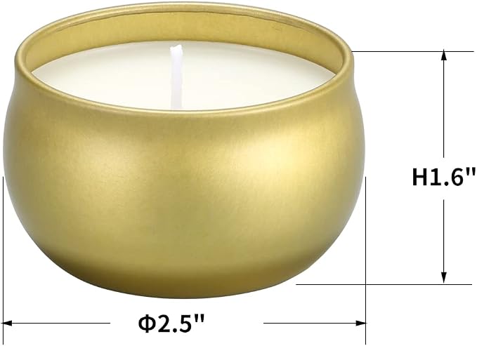 qinxiang Scented Candles Gifts Set,16 Pack Natural Soy Wax Travel Tin Jar Candles for 2.5 OZ Aromatherapy Candles for Family Gatherings, Festive Candles