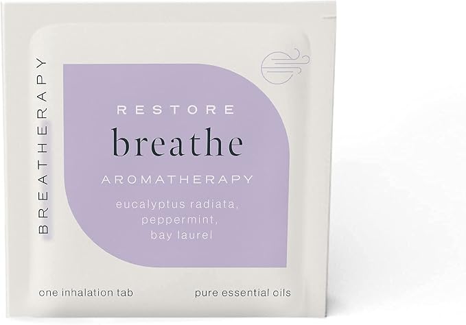 Serenity Kit | Pure Essential Oil Aromatherapy Inhalation Tabs | Calm, Happiness, Breathe and Sleep Patches | 8-Pack