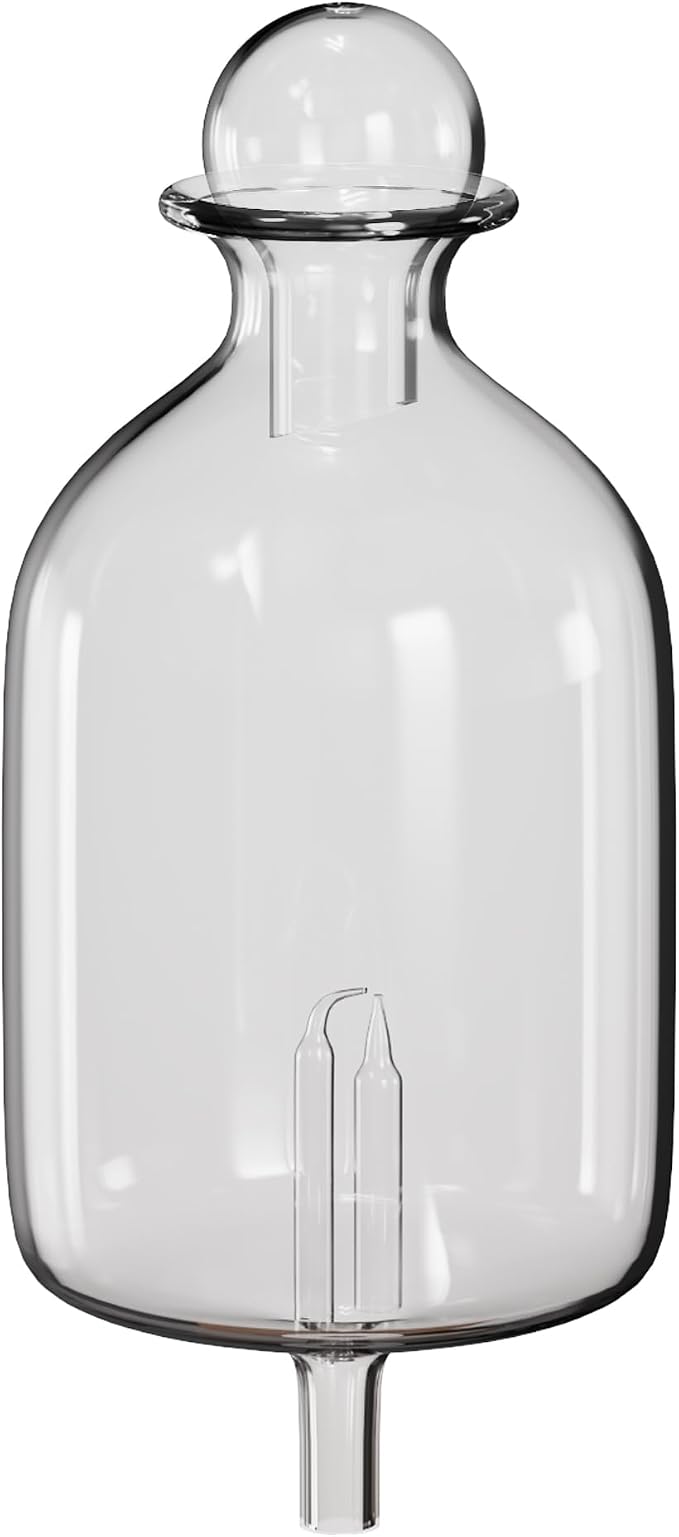 30ml Hand-Blown Glass Atomizing Chamber for Waterless Essential Oil Diffusers - High Transparency, Plastic-Free Nebulizing Vessel, DIY Replacement Reservoir, Accessory, [ARIA]