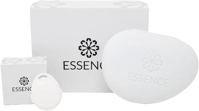 Essence Pearl Travel Case | No Essential Oil | Aromatherapy Nasal Diffuser & Essential Oil Carrying Case | Custom Scent Experience | Travel-Friendly Kit | White Pod
