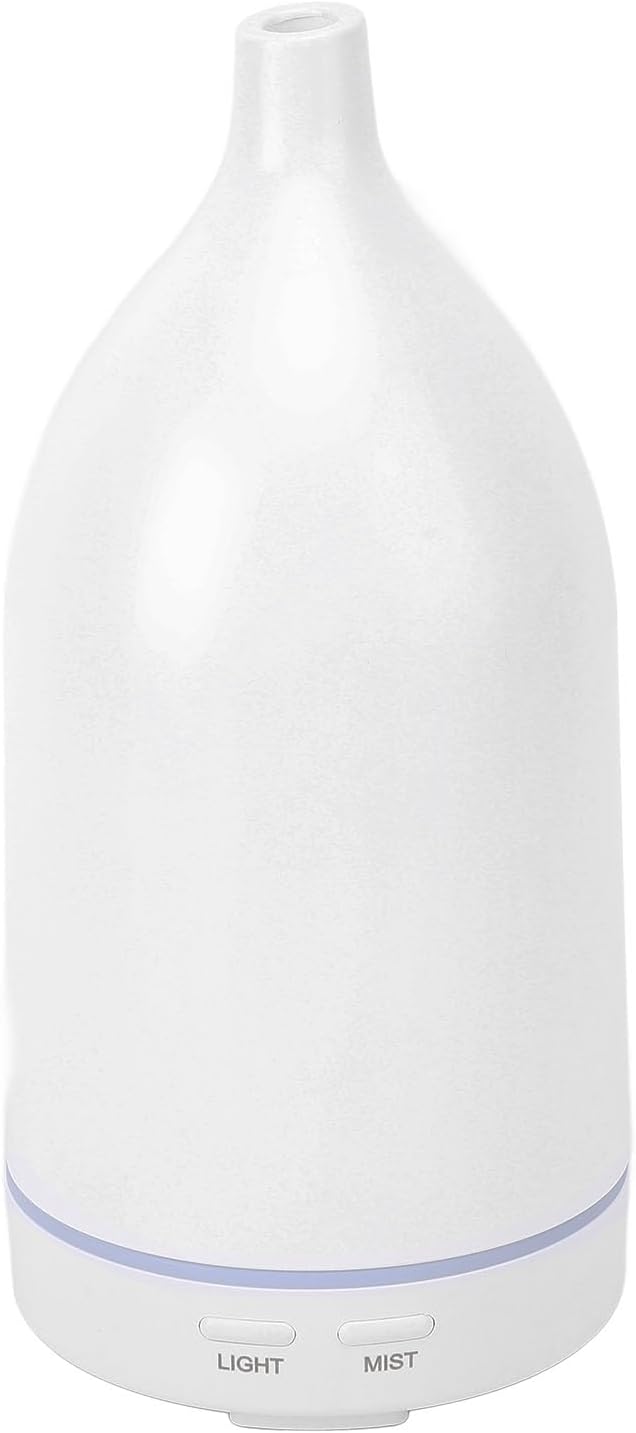 Essential Oil Diffuser, 110ml Aromatherapy Diffuser with Auto Shut Off Smart Timer, Night Light, USB Quiet Cool Mist Humidifier Scent Diffuser for Home, Bathroom Boutiques,