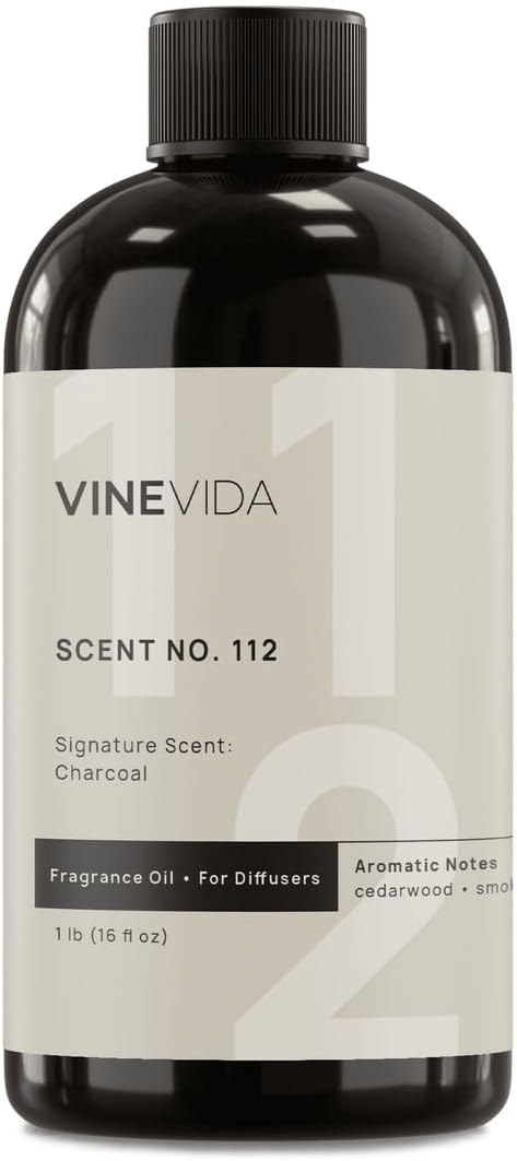 VINEVIDA [16 Oz] Inspired by: Charcoal; Diffuser Oil Refill | Premium Scent Diffuser Oil for Home | Non-Toxic Fragrance