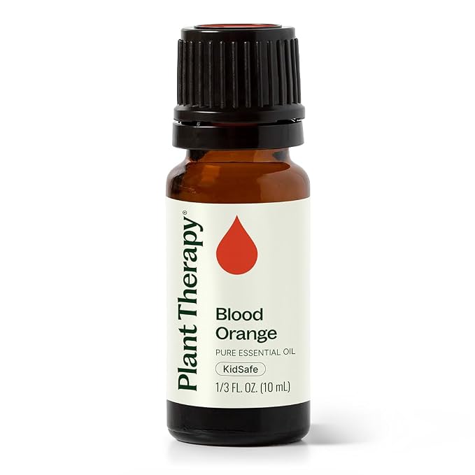 Plant Therapy Blood Orange Essential Oil 10 mL (1/3 oz) 100% Pure, Undiluted, Therapeutic Grade