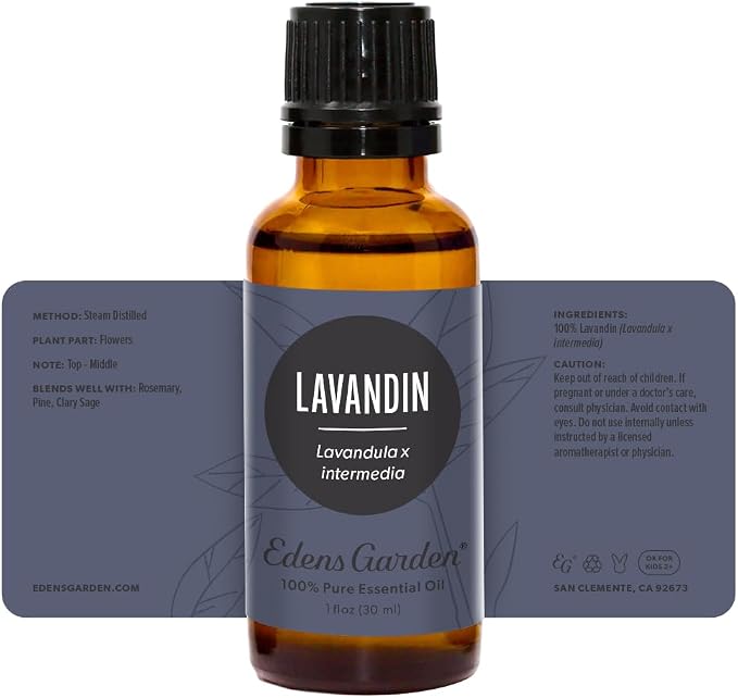 Edens Garden Lavandin Essential Oil- 100% Pure Premium Grade, Undiluted, Natural, Therapeutic, Aromatherapy, The Best for Diffuser, Skin, Face, Humidifiers 30 ml (1 fl oz)