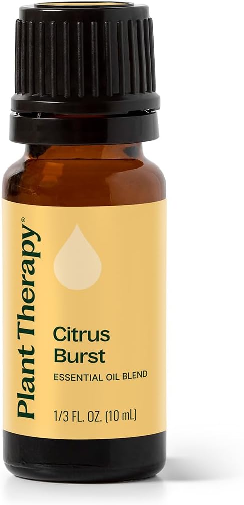 Plant Therapy Citrus Burst Essential Oil Blend 10 mL (1/3 oz) 100% Pure, Undiluted, Therapeutic Grade