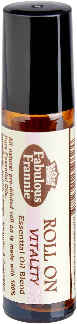 Fabulous Frannie Vitality Essential Oil Blend Roll-On 10 ml Pref-Diluted Made with Pure Essential Oils