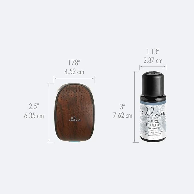 Ellia Spruce Diffuser Essential Oil | 15ml, 100% Pure, Therapeutic Grade