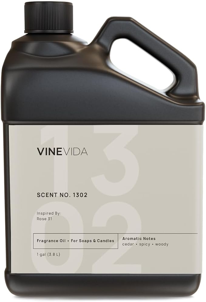 VINEVIDA [128oz] Scent No.1302 Fragrance Oil for Candle Making and Soap Making - Scents for Soy Wax Candle - Scents for Soap Making
