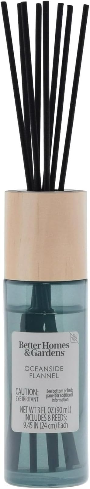 Scented Re ed Diffuser 3 Fl Oz (90 ml) W/ 8 Synthetic Sticks (Oceannside Flannel)