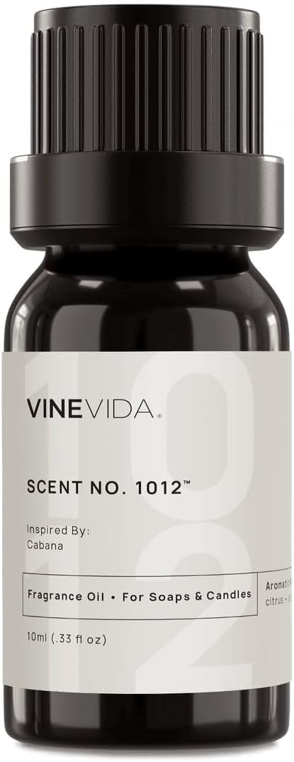 VINEVIDA [0.33oz] Scent No.1012 Inspired by Ritz Carlton Hotel Fragrance Oil for Candle Making and Soap Making - Premium Candle Scents for Soy Candles