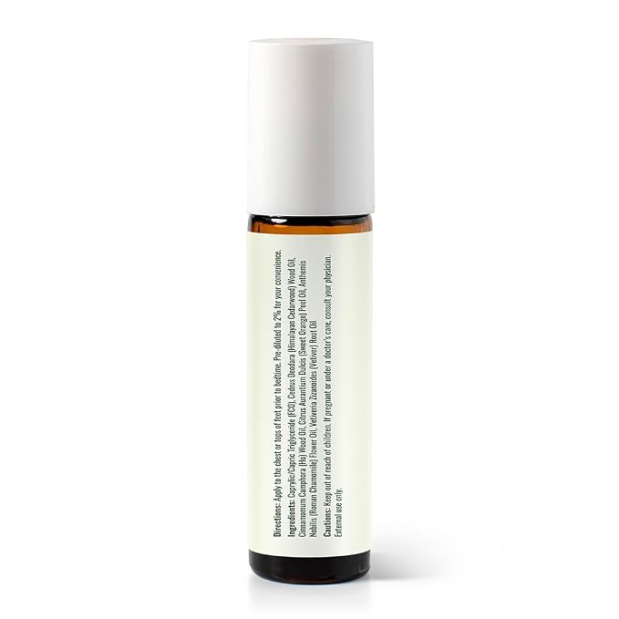 Plant Therapy Kids Sweet Slumber Essential Oil Blend Pre-Diluted Roll-On 10 mL (1/3 oz) 100% Pure, Soothing Aromatherapy for Better Sleep