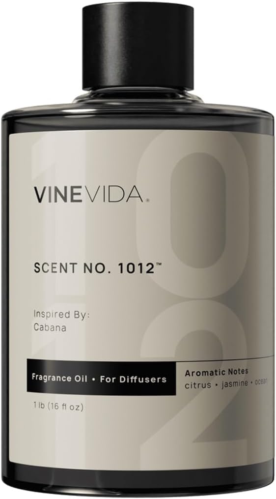 VINEVIDA (16oz) Hotel Fragrance Collection Diffuser Oil - Hotel Scents Diffusers for Home - Cold Air Diffuser Oil - Hotel Scent Essential Oil - Scent No.1012 Inspired by Ritz Carlton Hotel