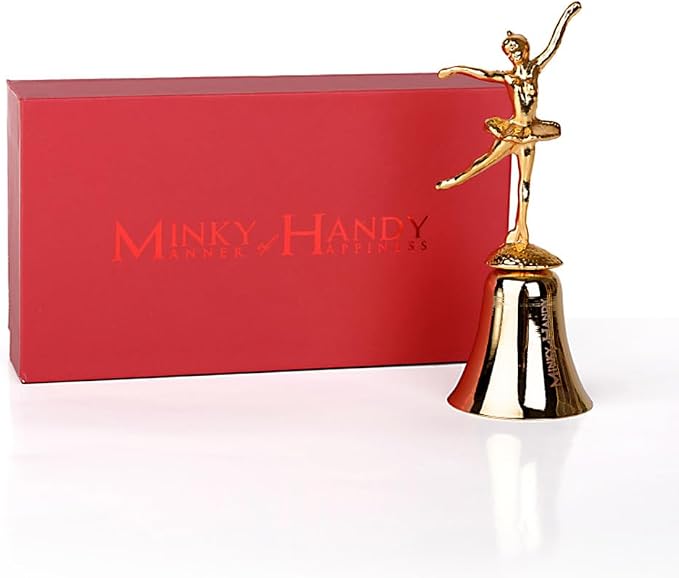 Ballerina Gold Brass Candle Snuffer - Decorative Candle Flames Extinguisher for Home Decor and Unique Gift