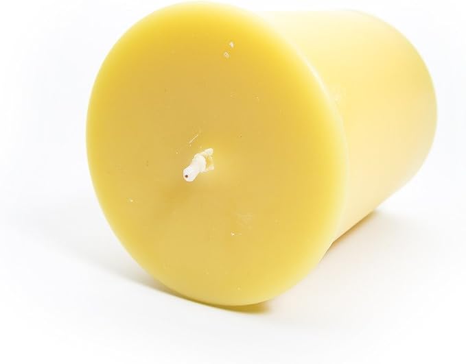 Wild Lemongrass Soy Votive Candles - Scented with Natural Fragrance Oils - 6 Yellow Natural Votive Candle Refills - Fresh & Clean Collection