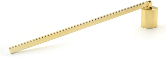 GAKA Candle Snuffer Accessory Gold for Putting Out Extinguish Candle Wicks Flame,Cylindrical Shape