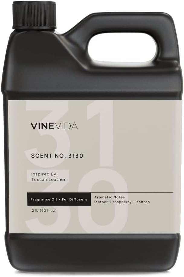VINEVIDA [32 Oz] Inspired by: Tuscan Leather; Diffuser Oil Refill | Premium Scent Diffuser Oil for Home | Non-Toxic Fragrance