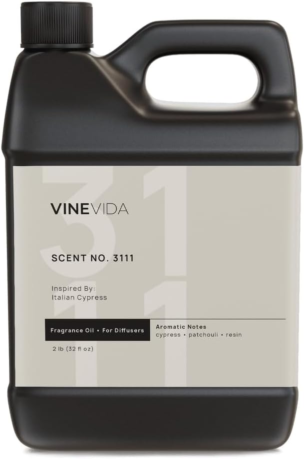 VINEVIDA [32 Oz] Inspired by: Italian Cypress; Diffuser Oil Refill | Premium Scent Diffuser Oil for Home | Non-Toxic Fragrance