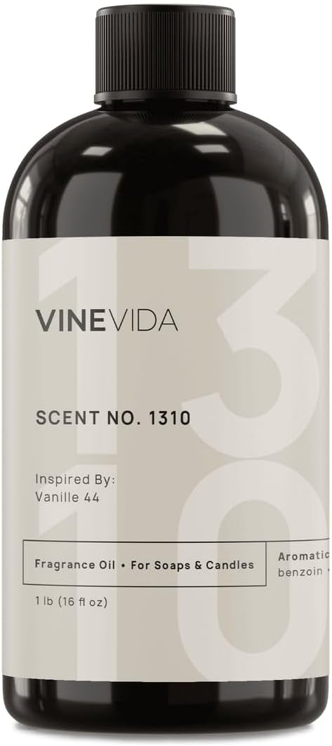 VINEVIDA Scent NO. 1310 Fragrance Oil - 16oz (1lb) - Inspired by: Vanille 44 Fragrance Oil for Candle Making - Made in USA Candle Scents Scents for Soap Making