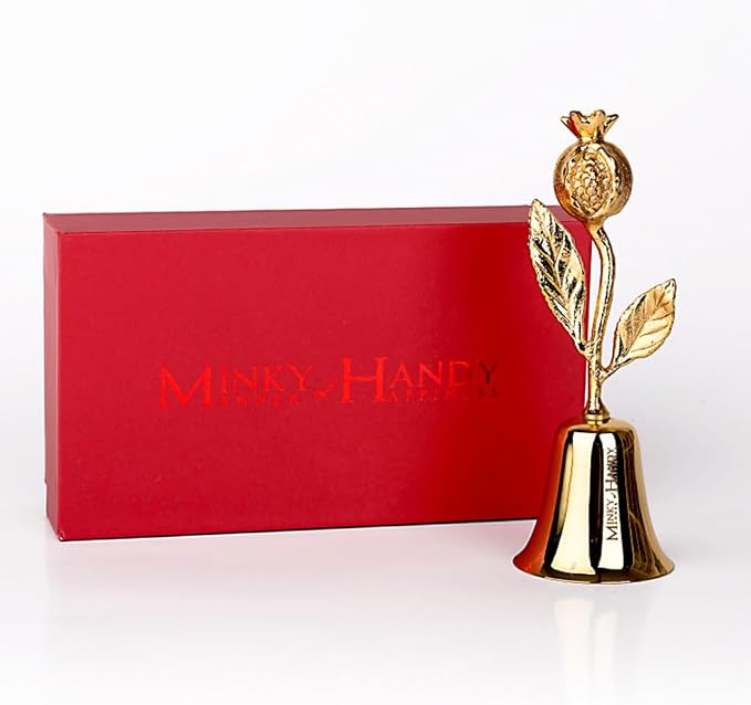 Candle Snuffer Accessory - Brass Design - Safely Extinguish Candle Flames - Home Decor and Gift for Candle Lover (Pomegranate)
