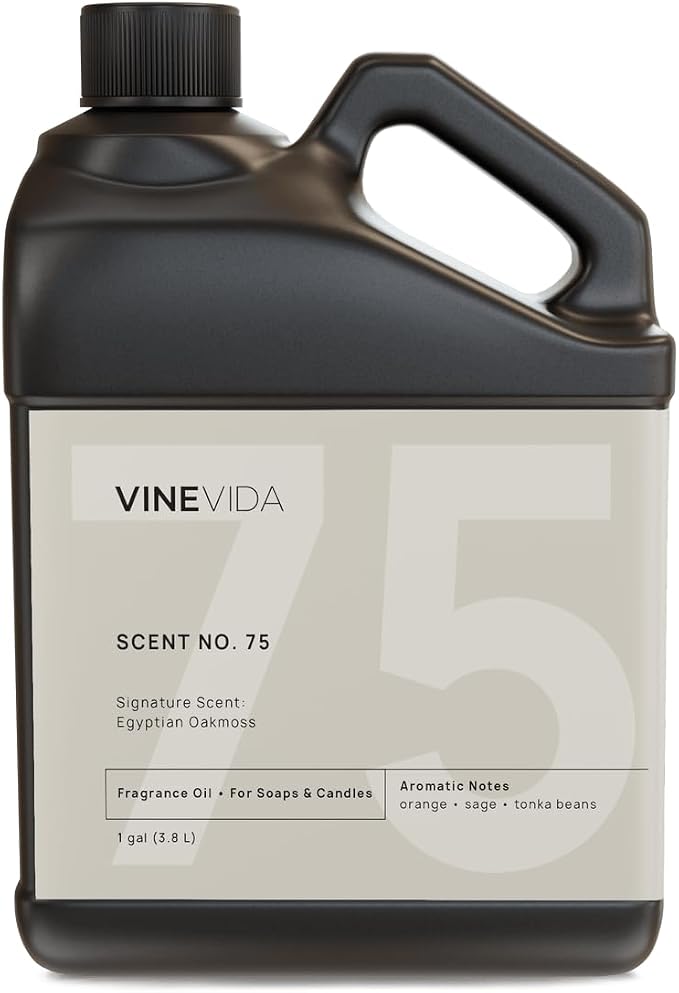 VINEVIDA [128oz] Scent No.75 Fragrance Oil for Candle and Soap Making - Natural Candle Scents Made in USA