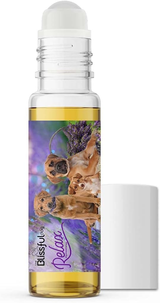 The Blissful Dog Three Cute Puppies Relax Roll-ON Aromatherapy for Dogs - Anxiety Relief for Dogs, 0.45-Ounce Roll-On