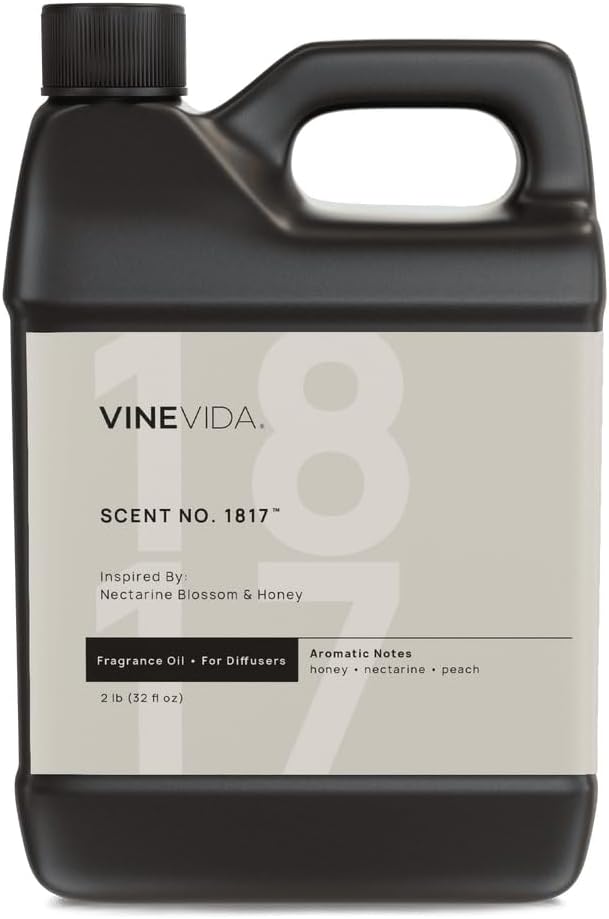 VINEVIDA [32 Oz] Inspired by: Nectarine Blossom & Honey; Diffuser Oil Refill | Premium Scent Diffuser Oil for Home | Non-Toxic Fragrance