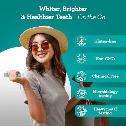 GuruNanda Travel Sachets Coconut Oil Pulling, Fresh Breath Mouthwash, 7 Essential Oils & Vitamins for Happy Teeth & Gums, 7 Sachets (Pack of 2)