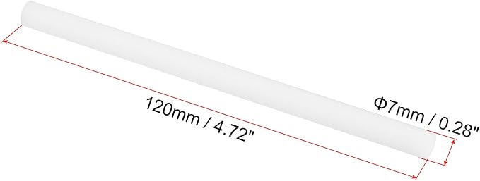 PATIKIL Humidifier Cotton Filter Sticks, 20 Pcs Refill Sticks Filter Wicks Replacement for USB Mini Humidifiers Portable Diffuser (4.72'' x 0.28''), White
