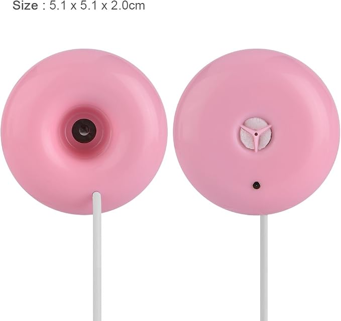 Mini Doughnut-Shaped humidifier, Portable USB powered Spray Humidifier, Atomization Spray Humidifier Floats on The Water for Home Bedroom Office Car,outdoor air freshener, diffuser