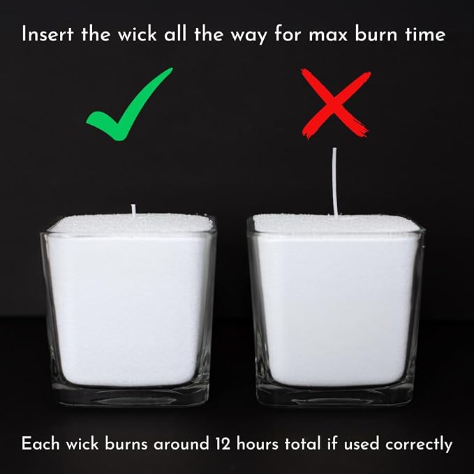 Foton Pearled Candle 18 Oz - Sassy Citrus Scented Non Toxic Luxury Long Lasting Powder Candles up to 120 Hours - Refillable Candle Sand with 30 Wicks for Candle Making