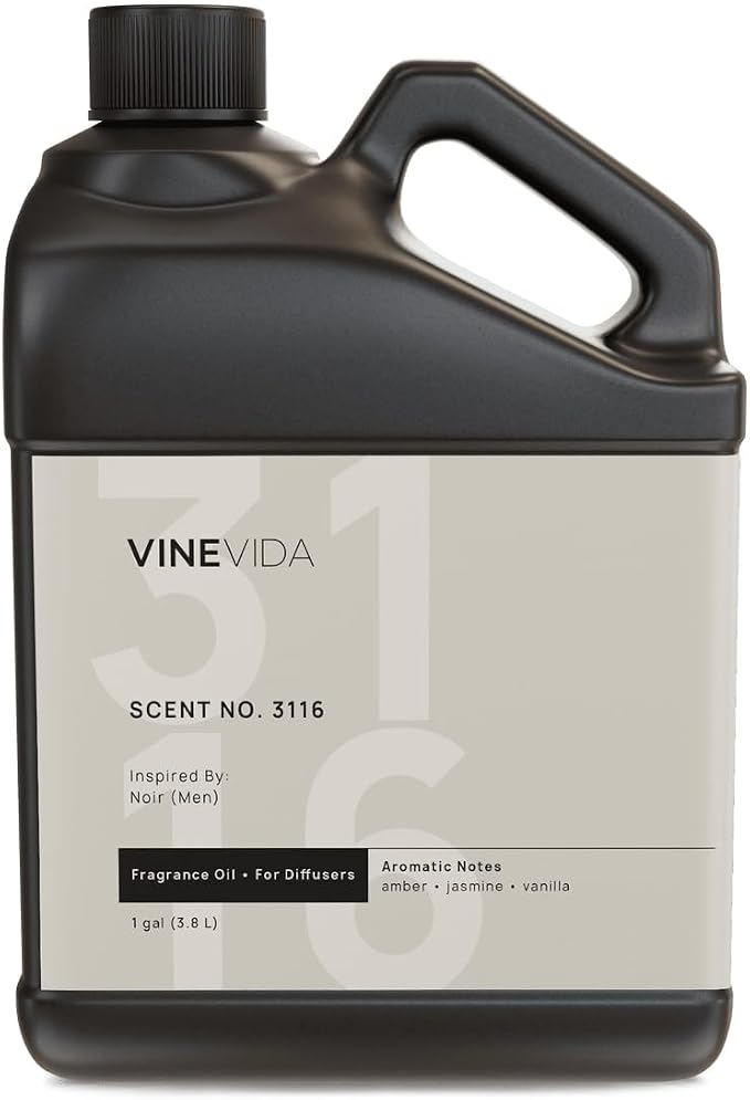 VINEVIDA [128 Oz] Inspired by: Noir (Men); Diffuser Oil Refill | Premium Scent Diffuser Oil for Home | Non-Toxic Fragrance