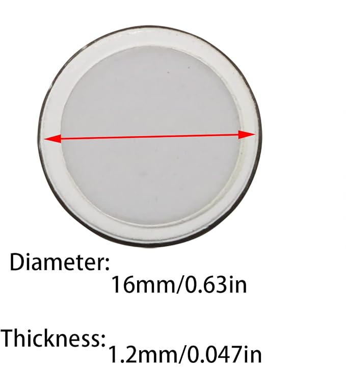 7PCS Ultrasonic Mist Maker Disk Fogger Replacement Ceramics Discs Ultrasonic Mist Maker Water Fogger Ceramics Discs Atomizer Humidifier Accessories Humidifier Parts